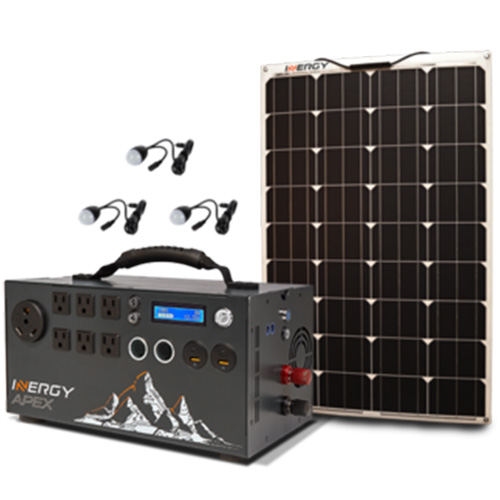 1500 Watt Solar Generator w Flexible Panels